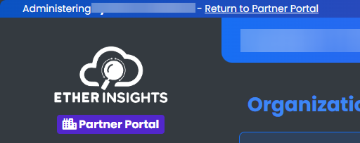 Manage Organization Option